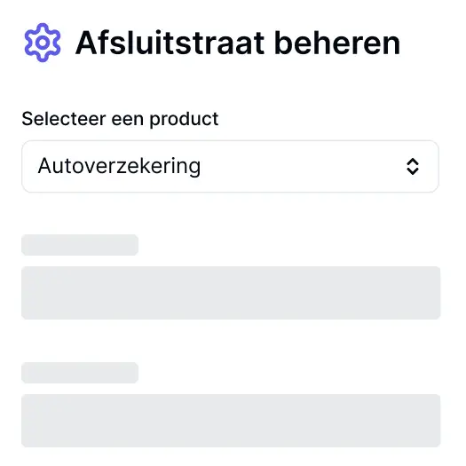 Afsluitstraat configuratie