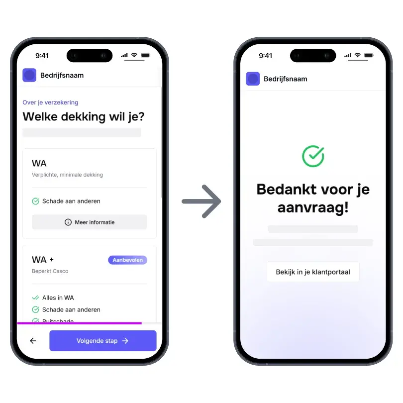 Verzekering aanvragen